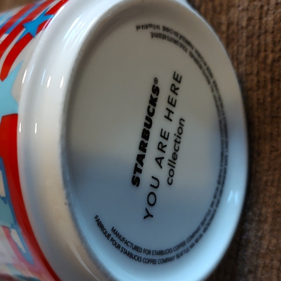 Starbucks Washington DC You are Here Coffee Mug Red Blue White House 14 oz Cup - Picture 2 of 4
